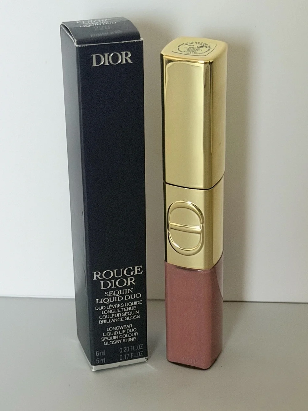 Dior Rouge Dior Sequin Liquid Duo Lip Gloss - 220 Ribbons
